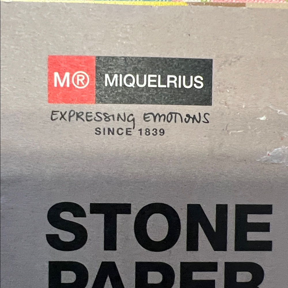 Stone Paper Notebook - Geometric Design - Picture 2 of 6